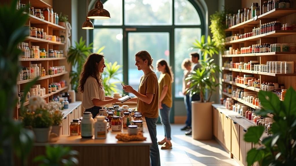 health product storefronts