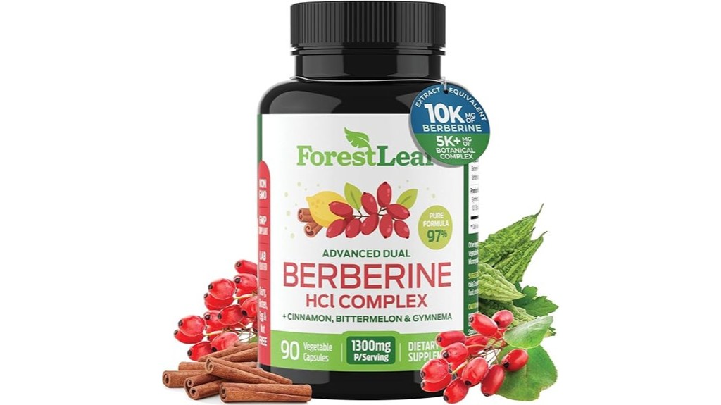 berberine supplement 1300mg review