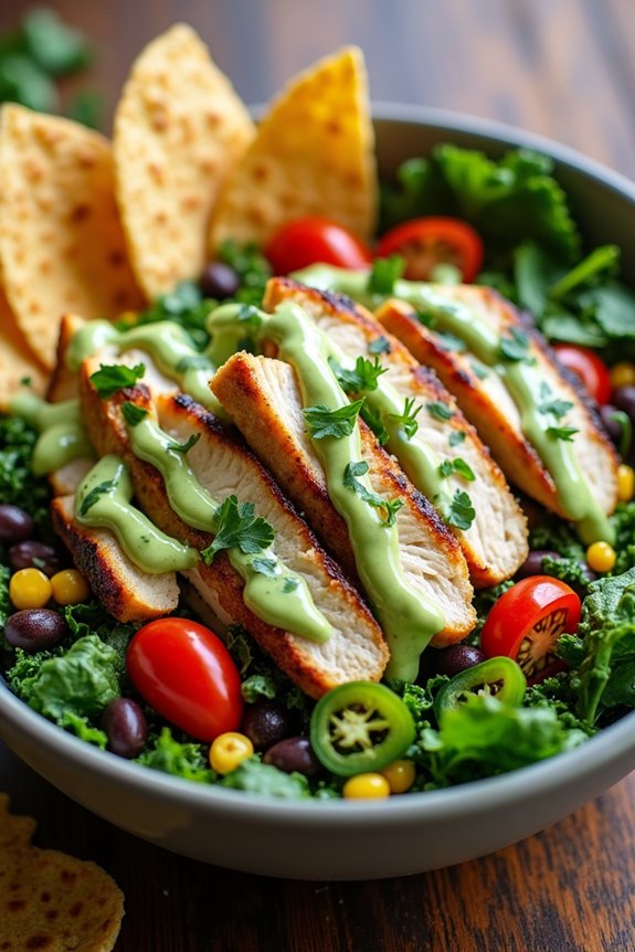 healthy flavorful taco salad
