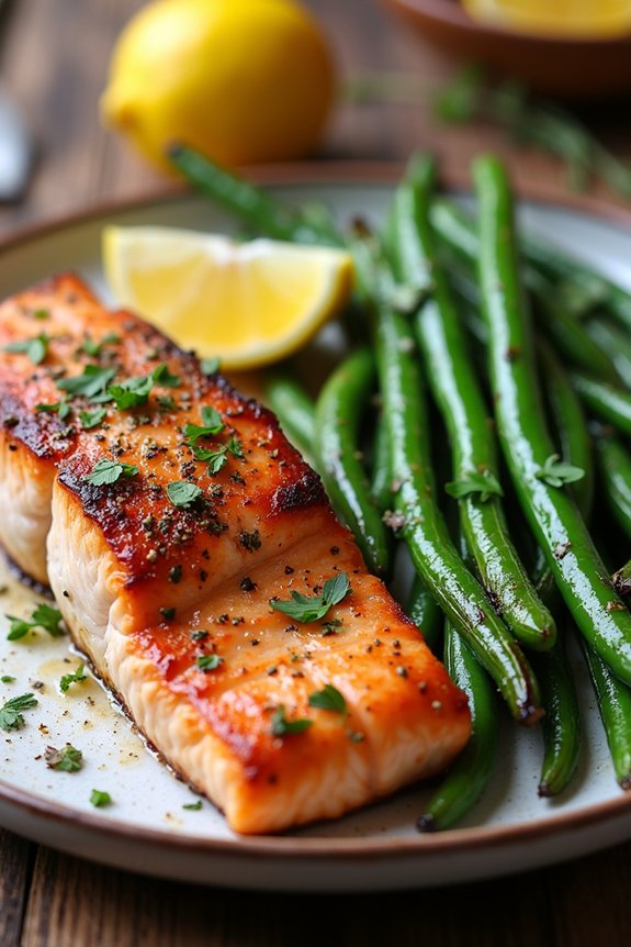 quick healthy salmon dinner