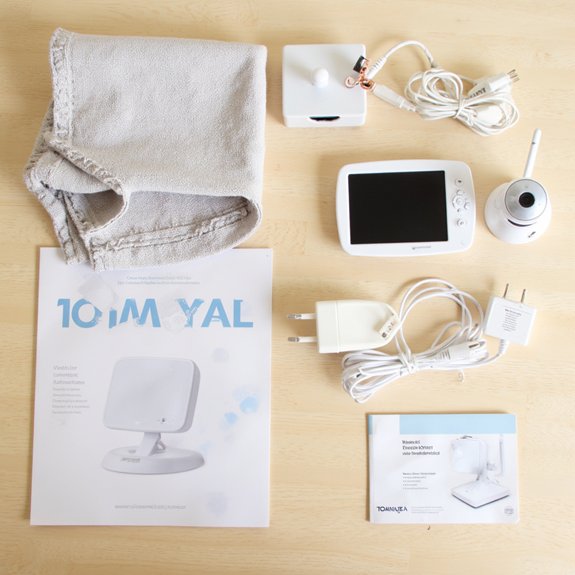 compact baby monitor package