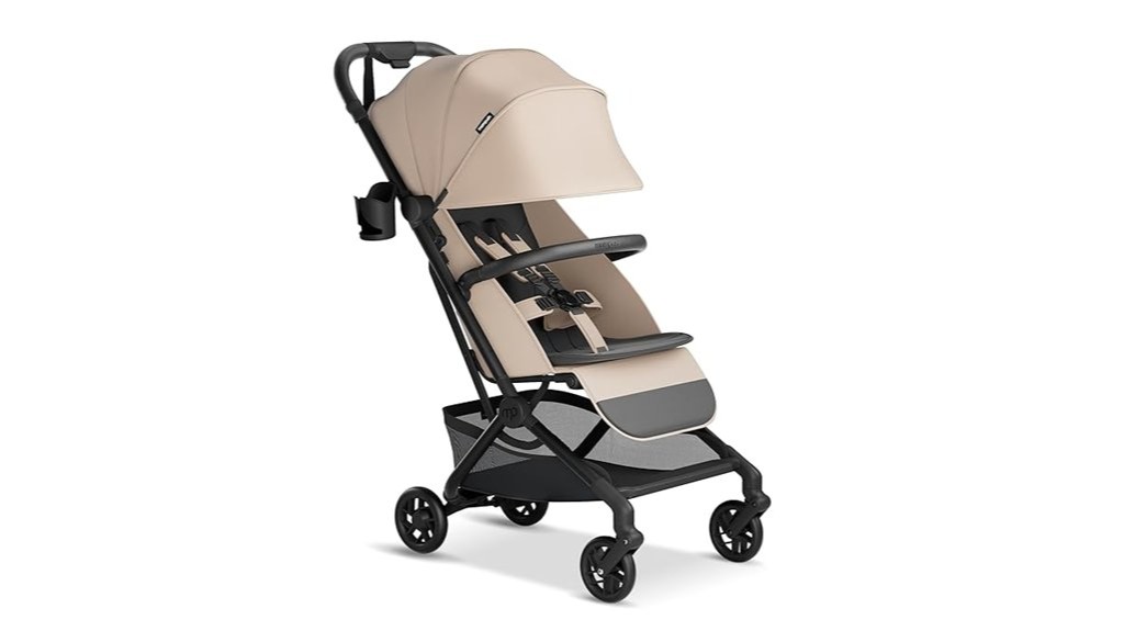 compact foldable reclining stroller