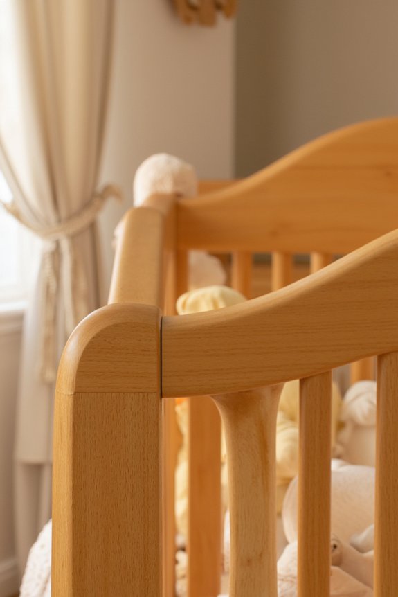 honey wood frame details