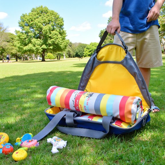 portable baby playpen storage