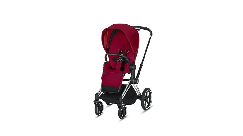 smart foldable reversible stroller