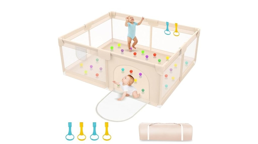 soft mesh playpen design