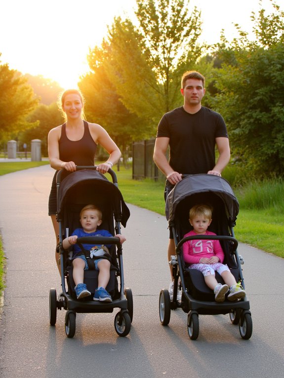 active parenting through jogging
