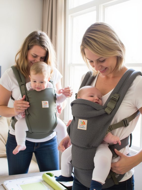 adjustable versatile baby carriers