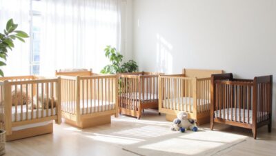 affordable stylish wooden cribs