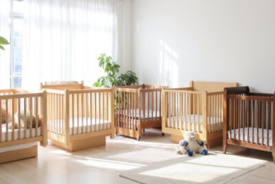 affordable stylish wooden cribs
