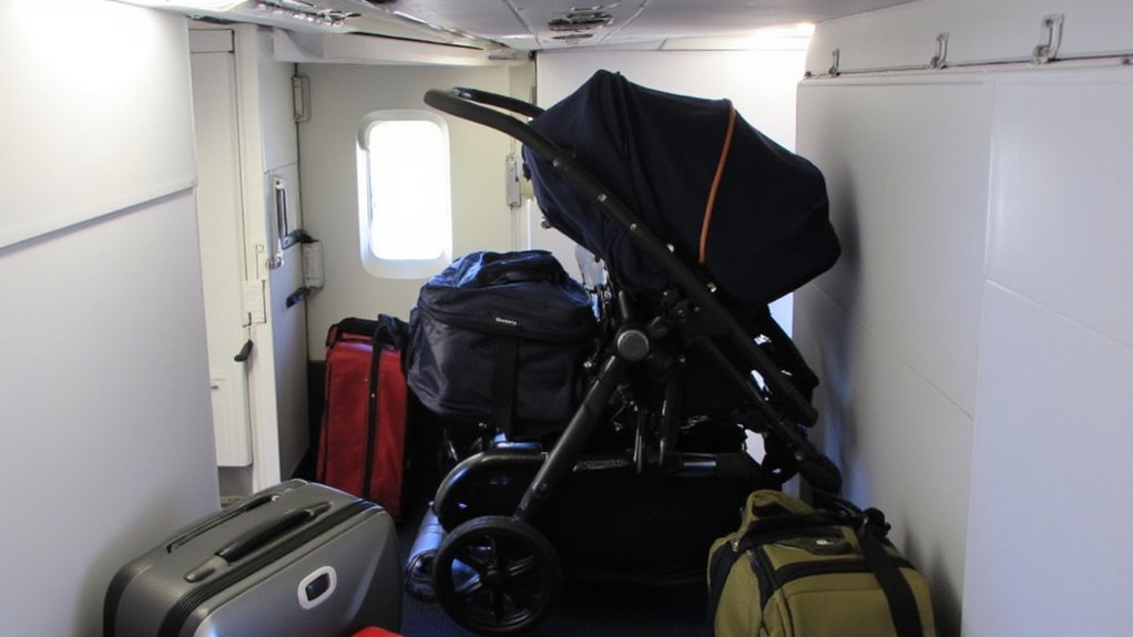 airplane overhead bin stroller