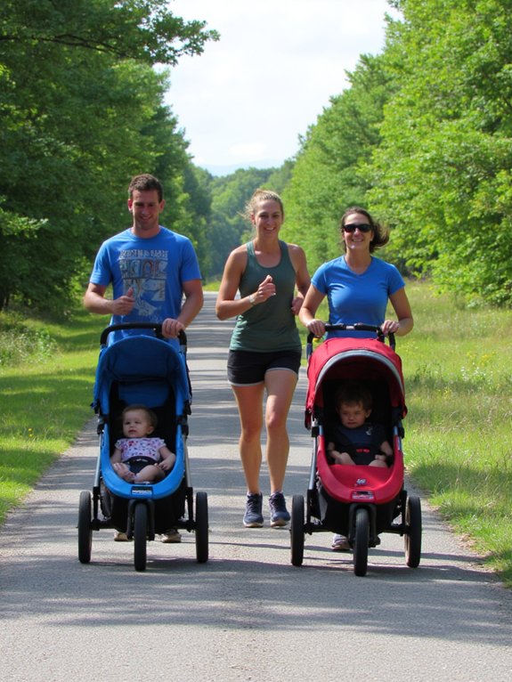 Top Double Strollers for Running and Jogging. Double & Triple Strollers