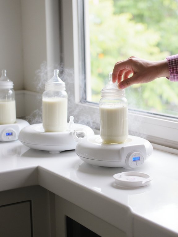 breast milk warming accuracy