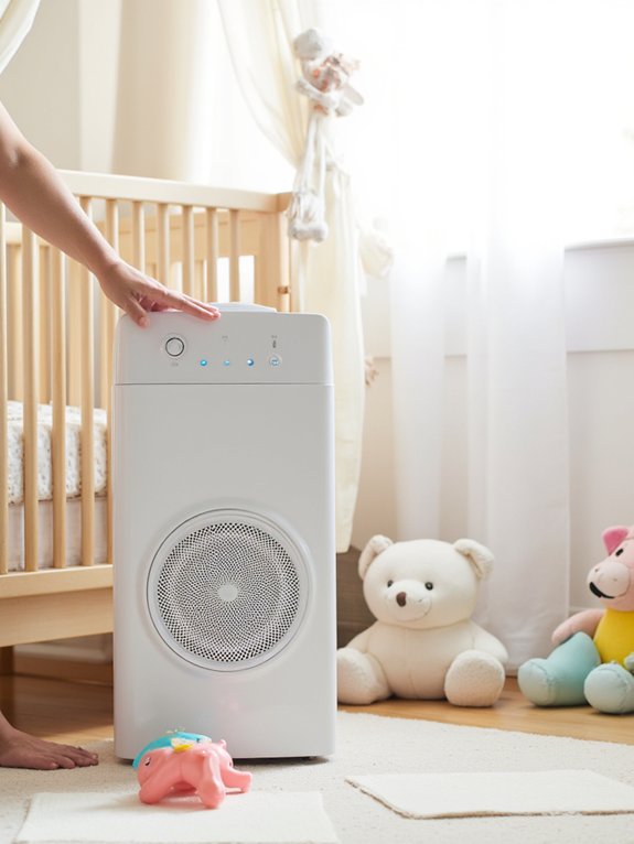 child safe air purifier features