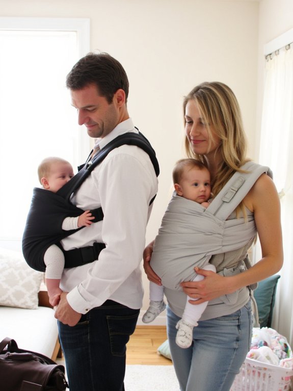 comfortable and convenient twin carrier