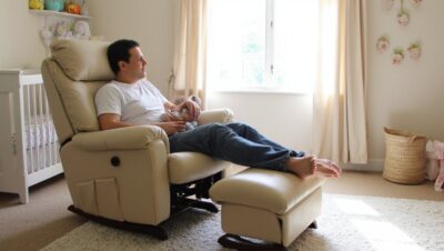 comfortable seating for tall parents