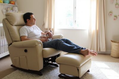 comfortable seating for tall parents