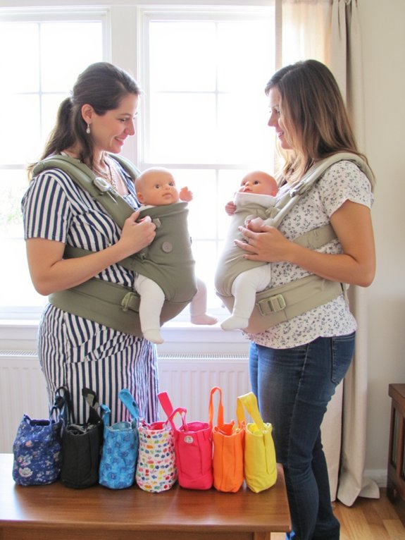 comfortable twin baby carriers