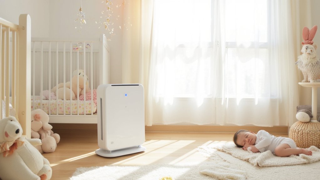 compact nursery air purifier