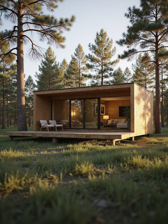 compact prefab off grid home