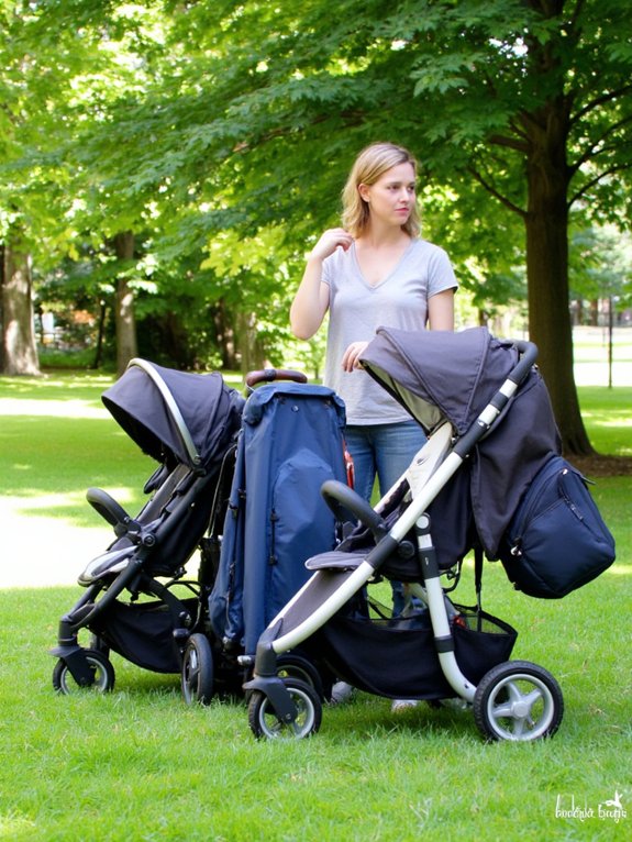 compact strollers for shorter parents
