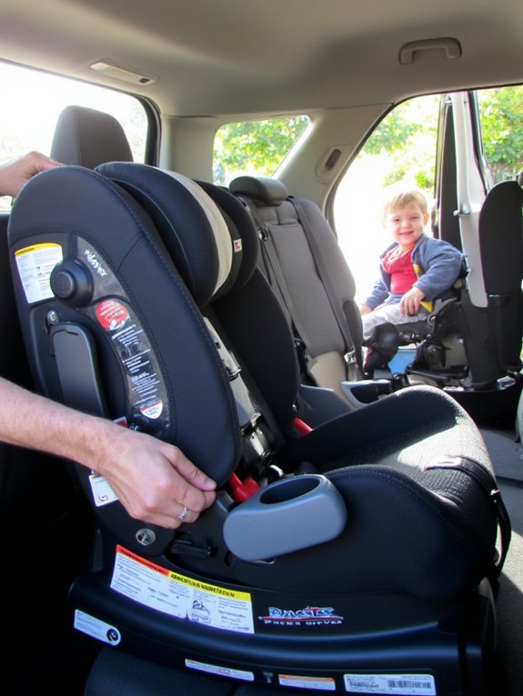 convertible car seat installation