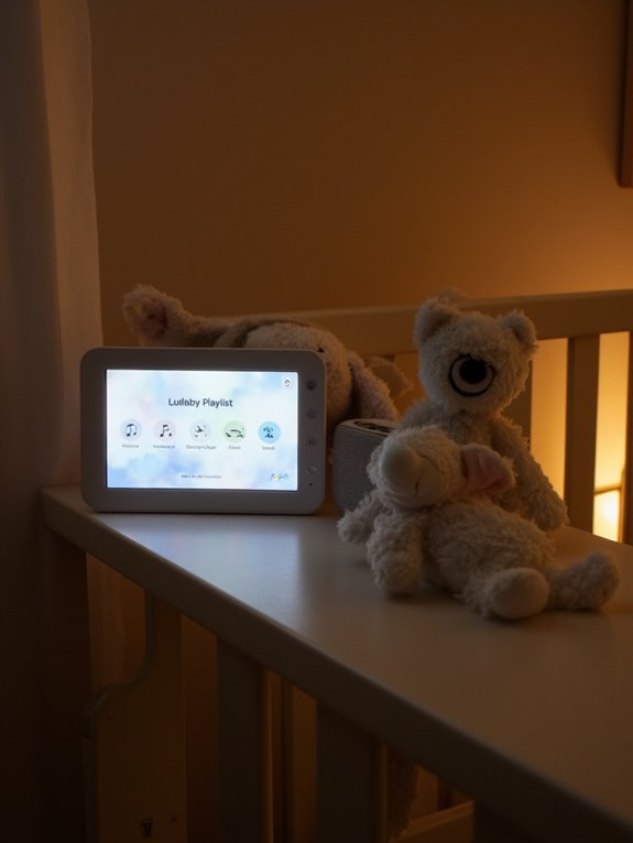 customizable lullaby sound settings