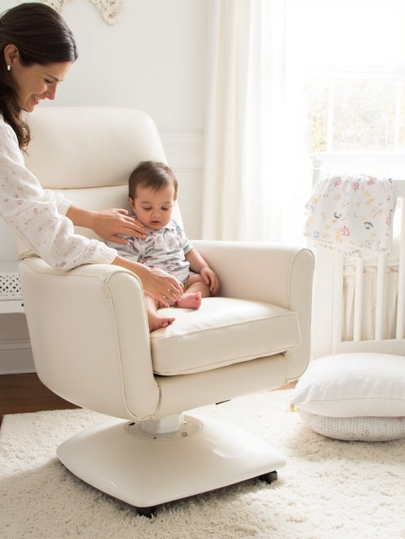 easy care nursery glider