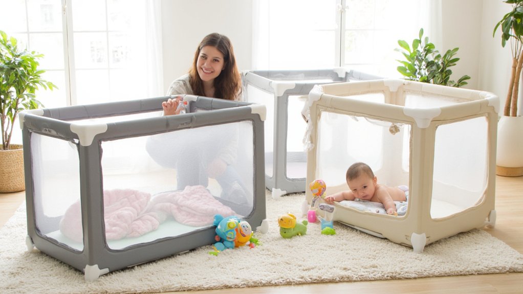 easy to clean baby playpens