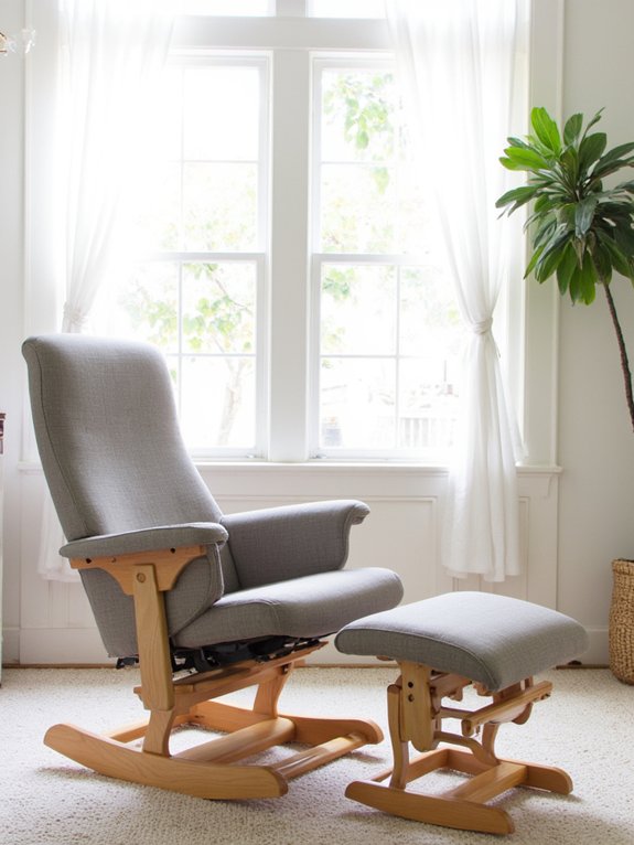 ergonomic gliders for tall parents