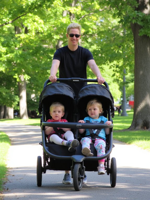 What Makes a Great Side by Side Double Jogging Stroller?. Double & Triple Strollers