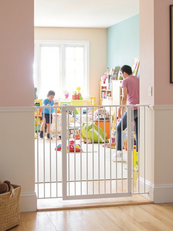 Best Extra Long Baby Gates for Playrooms. Baby Gates & Safety Systems