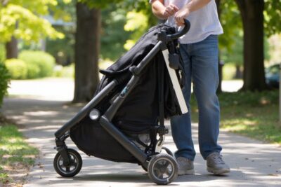 fold stroller with one hand