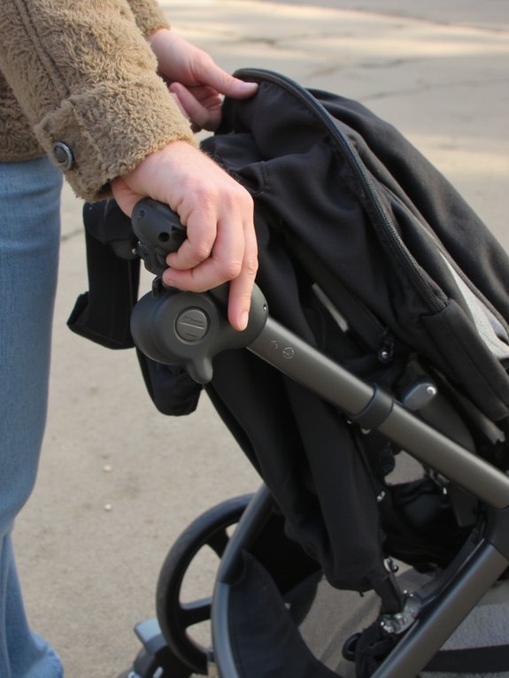 folding triggers for strollers