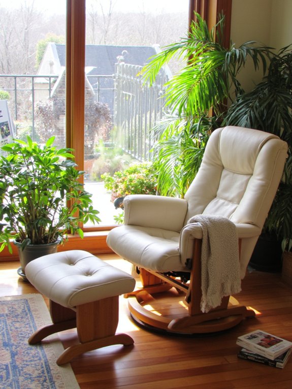 What Makes a Glider Recliner With Ottoman Ideal?. Gliders & Rocking Chairs