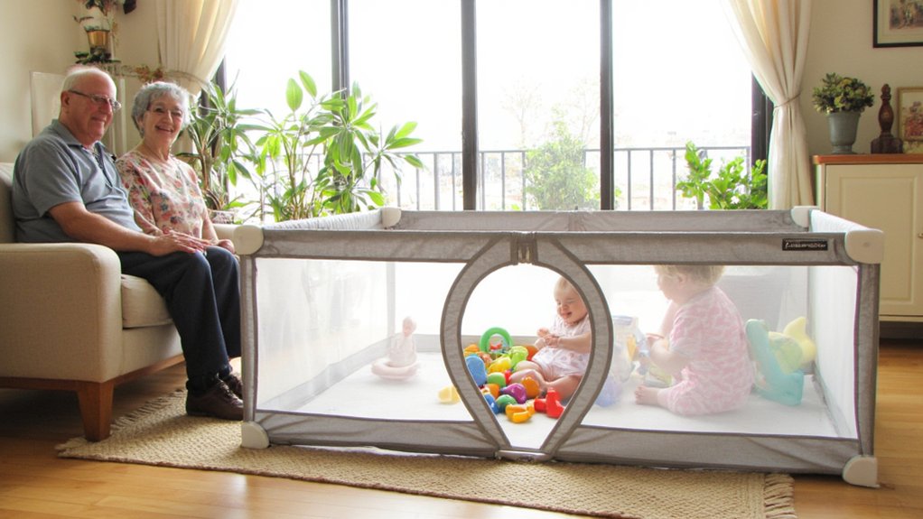 ideal play yards for grandparents