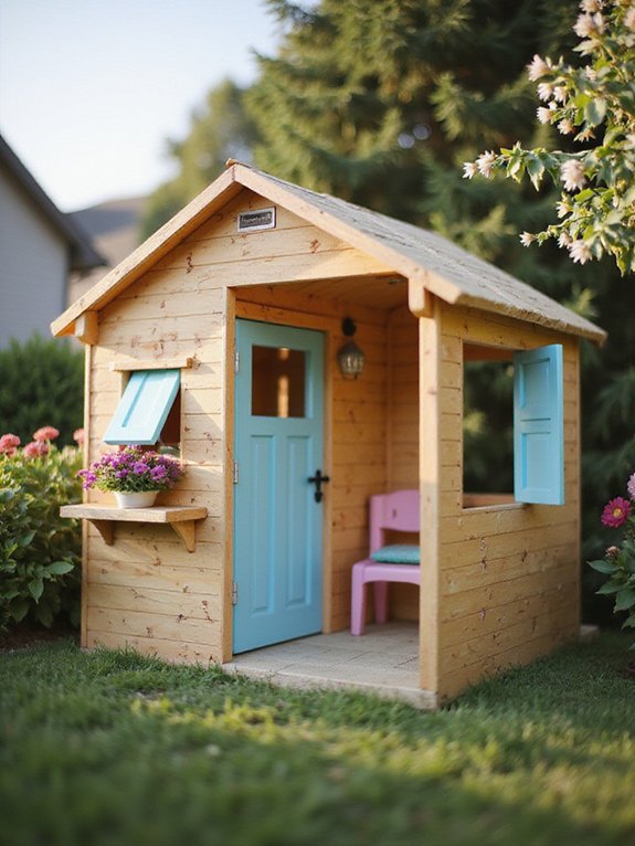 imaginative outdoor playhouse adventures