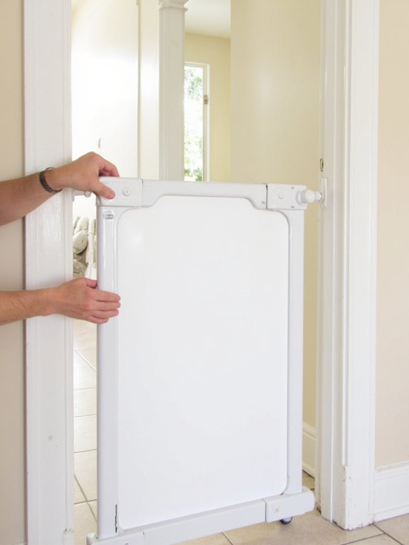 install pressure fit gates safely