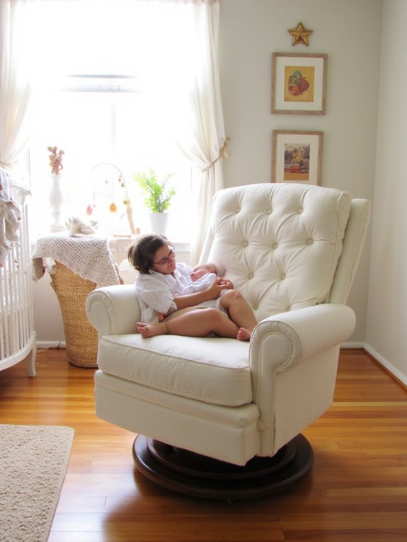 Why Invest in Luxury Swivel Nursery Gliders?. Gliders & Rocking Chairs