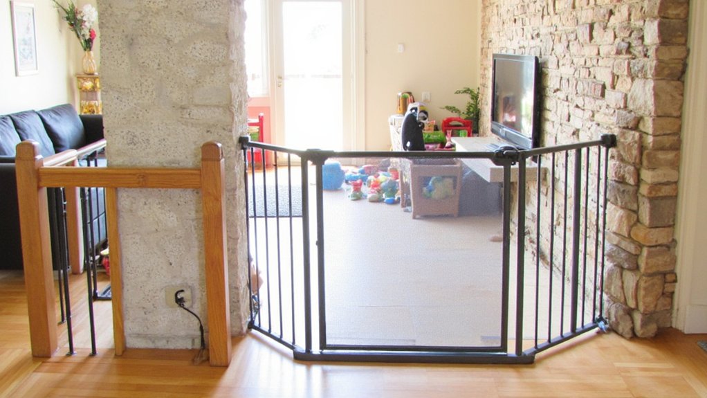 irregular space baby gates