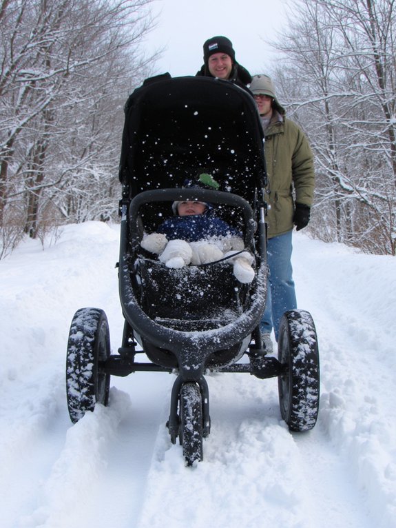 large wheels enhance traction