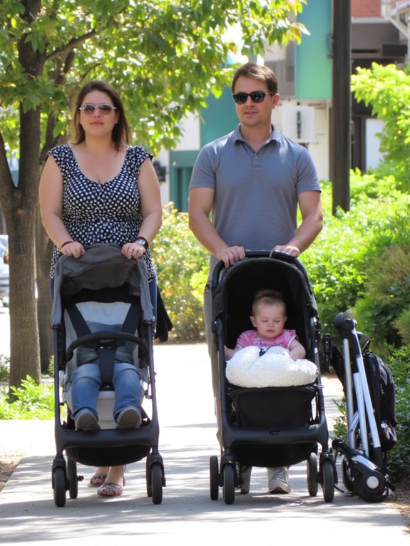 lightweight compact travel friendly strollers