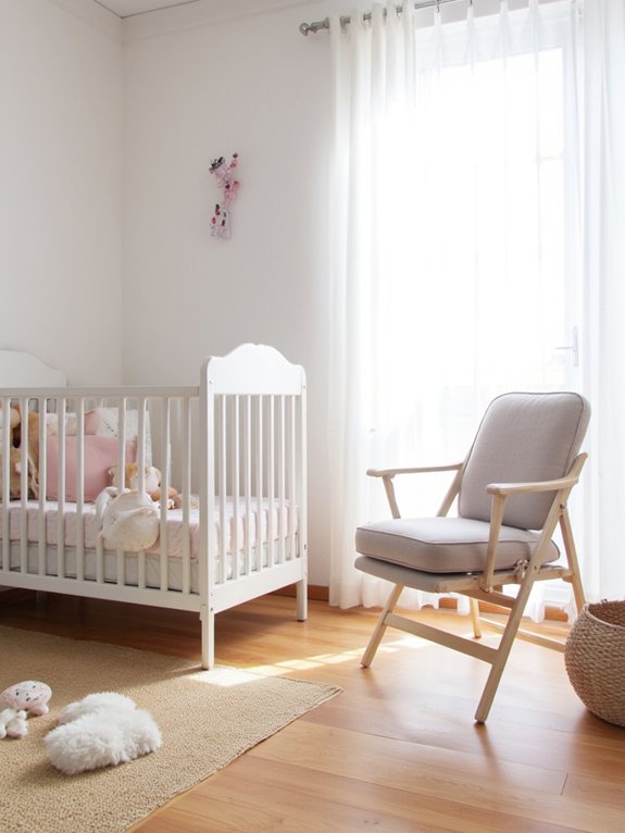 lightweight foldable nursery chairs
