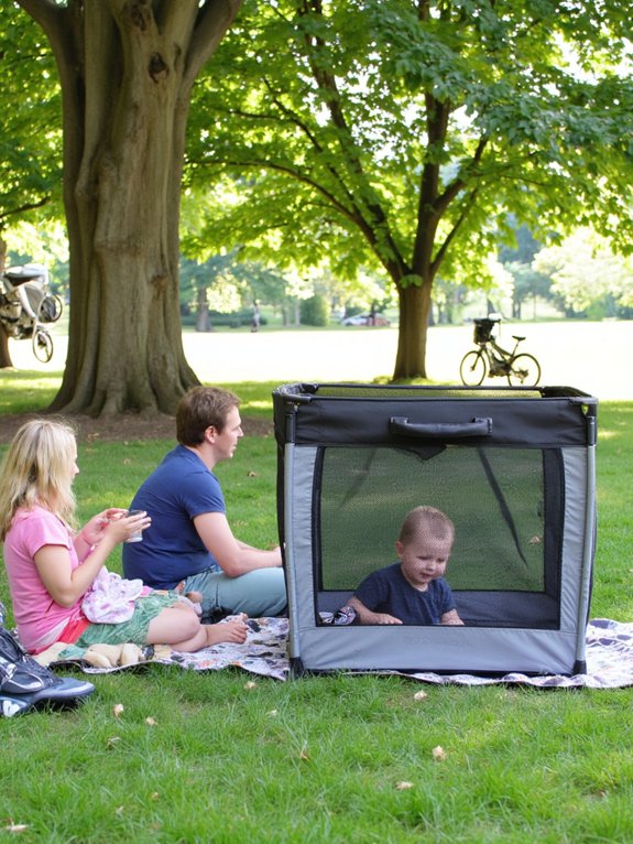 lightweight portable playpen convenience