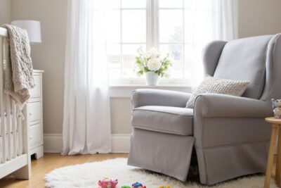 lumbar support glider chairs
