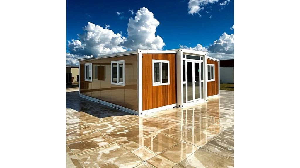 luxury expandable container house