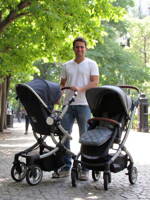 luxury stroller comfort features
