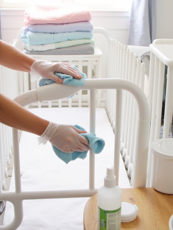 maintain clean sleeper frame