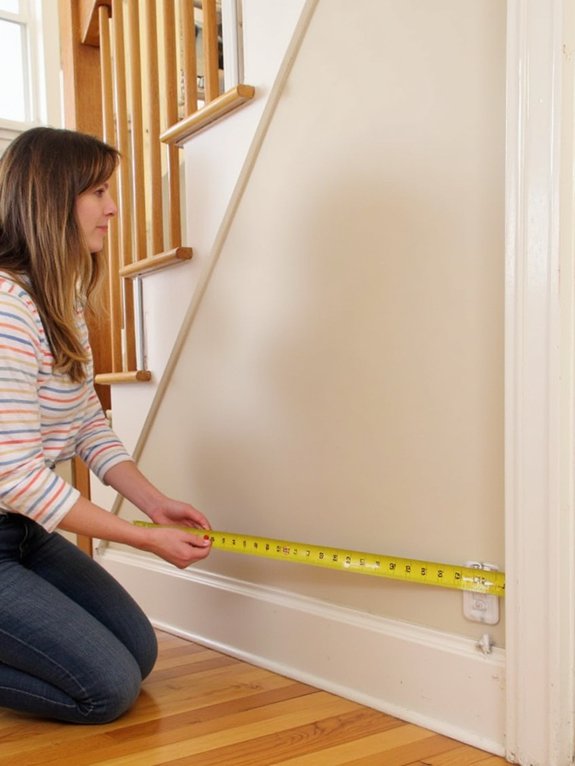 measure staircase for gate