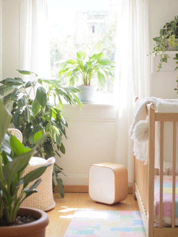 nursery air purifier features